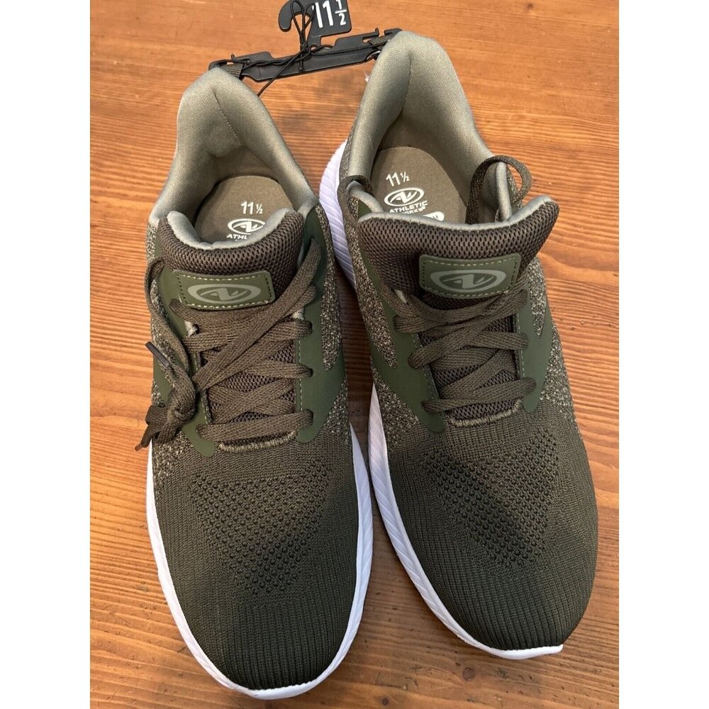 Athletic Works Men's 11 1/2 Core Jogger Sneaker Olive Green